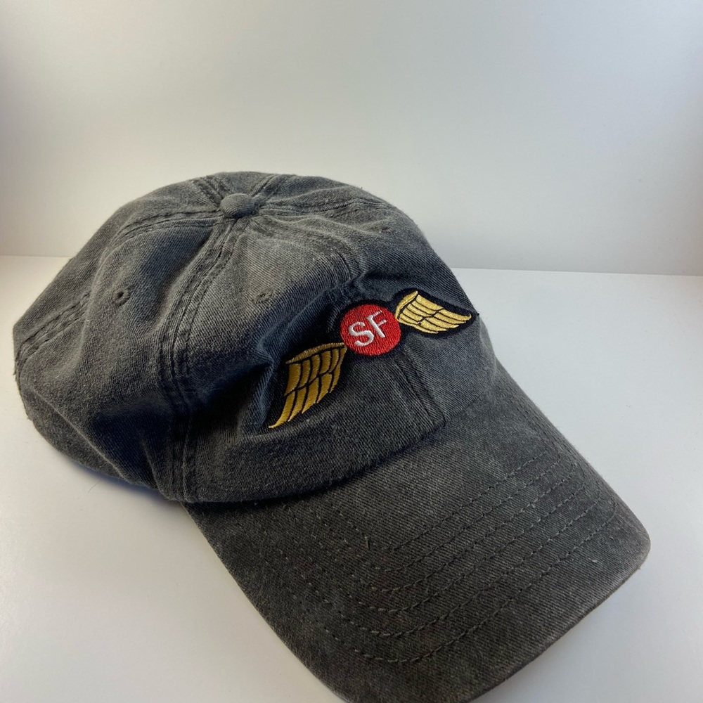 Hat with World War 2 OSS wings patch